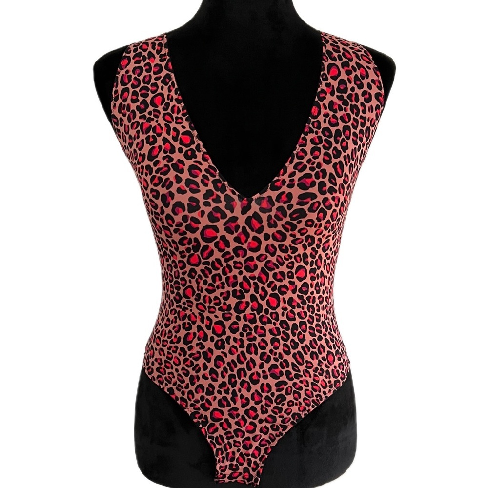 Victoria’s Secret- Sexy Pink Leopard Teddy Body Suit (XS) NWT